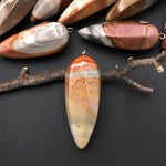 Natural Polychrome Jasper Aka Landscape Ocean Jasper Pendant Crystal Pendulum