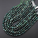 AAA Real Genuine Natural Teal Green Kyanite 6mm 8mm 10mm Smooth Round Beads 15.5" Strand