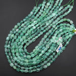 Natural Green Fluorite Freeform Pebble Nugget Beads 15.5" Strand