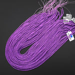 AAA Natural Purple Phosphosiderite Faceted 2mm Rondelle Beads Micro Laser Cut Gemstone 15.5" Strand