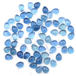 AAA Natural Santa Maria Blue Aquamarine Teardrop Earring Pair Side Drilled Gemstone Matched Beads