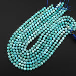 Natural Russian Amazonite Beads 8mm Round Beads Light Seafoam Green Gemstone 15.5" Strand