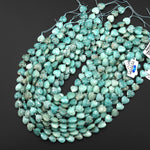 Natural Russian Amazonite Faceted Heart Beads 12mm Gemstone 15.5" Strand