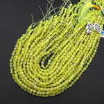 Natural Lemon Jade Beads 8mm Carved Star Gemstone 15.5" Strand