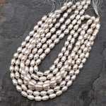 Genuine White Freshwater Potato Baroque Pearl 12mm 15.5" Strand
