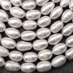 Genuine White Freshwater Potato Baroque Pearl 12mm 15.5" Strand