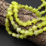 Natural Lemon Jade Beads 8mm Carved Star Gemstone 15.5" Strand