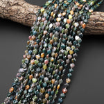 Natural Natural Indian Agate Carved Heart Beads 6mm Gemstone 15.5" Strand