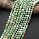 Rare Natural Opaque Green Angel Fluorite Beads 6mm 8mm 10mm Smooth Round Beads 15.5" Strand