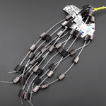 AAA Natural Silver Obsidian Hand Carved Tube Gemstone Crystal Longevity Beads