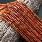 AAA Faceted Goldstone Beads 6x3mm hexagon Heishi Rondelle 15.5" Strand