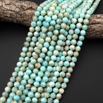 Natural Hemimorphite Smooth Round Beads 6mm 8mm 10mm 12mm 15.5" Strand