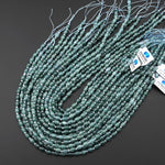 AAA Small Natural Guatemalan Jade Smooth Drum Barrel Beads 15.5" Strand