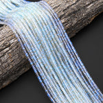 Faceted Opalite Rondelle Beads 4mm 15.5" Strand