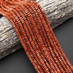 AAA Faceted Goldstone Beads 6x3mm hexagon Heishi Rondelle 15.5" Strand