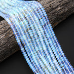 Opalite 8x5mm Smooth Rondelle Beads 15.5" Strand