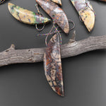 From the Old Arizona Copper Mine~ Natural Copper in Chrysocolla Crescent Moon Pendant