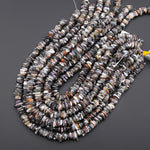 Rare Natural Sunstone Moonstone With Silvery Flashes Freeform Center Drilled Rondelle Disc Beads Gemstone 15.5" Strand