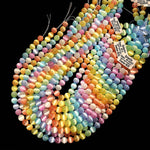 AAA Rainbow Selenite 6mm 8mm 10mm Round Beads High Quality Real Genuine Cat's Eye Selenite Gemstone 15.5" Strand