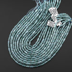 AAA Natural Guatemalan Jade Smooth Tube Beads 5x8mm 15.5" Strand