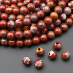 AAA Large Hole Beads 2mm 3mm Drill Natural Australian Noreena Jasper 8mm 10mm Round Beads 8" Strand