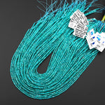 AAA Natural Blue Green Russian Amazonite Faceted Cube Beads 2mm Gemstone 15.5" Strand