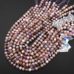 Rare Natural Rainbow Amethyst Smooth Round Beads 6mm 8mm 9mm 10mm 11mm 12mm 13mm 14mm 15.5" Strand