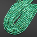 AAA Rare Faceted Natural Emerald Green Mica 6mm Rondelle Beads Gemstone 15.5" Strand