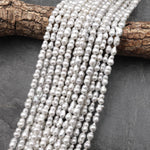 Genuine Natural White Freshwater Twin Nugget Pearl 14.5" Strand