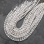 Genuine Natural White Freshwater Twin Nugget Pearl 14.5" Strand