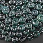 Natural Blue Green Guatemalan Jade 16mm Gemstone Donut Beads 15.5" Strand