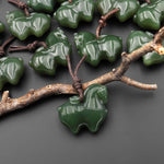 Hand Carved Natural Green Jade Fat Horse Pendant Charm | Lucky Abundance Talisman