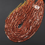 AAA Sparkling Gold Sandstone Aka Goldstone 6mm Star Beads 15" Strand