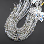 AAA Natural Green Moss Blossom Agate 4mm 6mm 8mm 10mm Round Beads 15.5" Strand