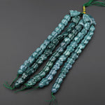 AAA Hand Carved Natural Guatemalan Jade Dragon Beads 8" Strand