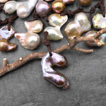 Large Natural Freshwater Baroque Ming Pearl Pendant