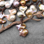 Large Natural Freshwater Baroque Ming Pearl Pendant