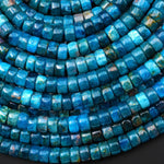 Natural Apatite Heishi Rondelle Beads 6mm Gemstone 15.5" Strand
