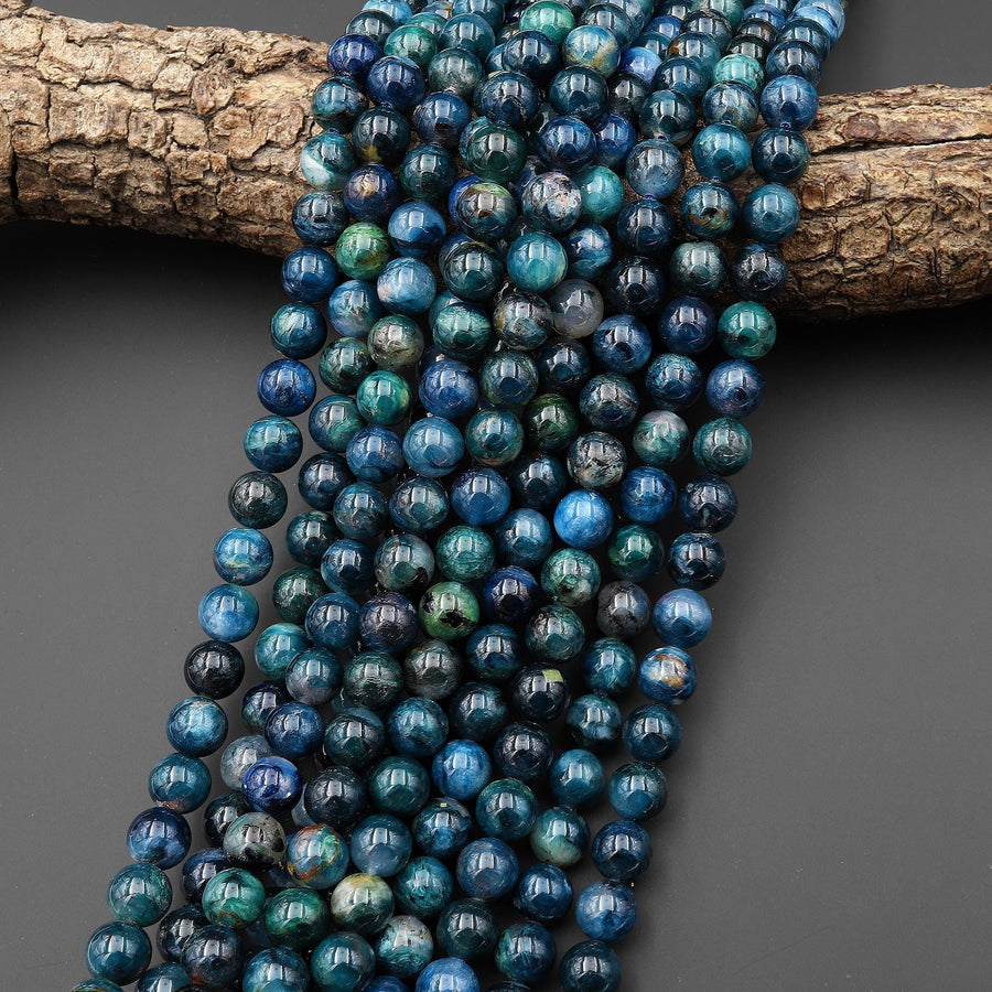 Real Natural Richterite Sugilite Smooth 8mm 9mm 10mm 11mm 12mm Round Beads From South Africa 15.5" Strand