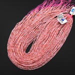 AAA Natural Peruvian Pink Opal 2mm Smooth Round Beads 15.5" Strand