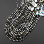 Natural Eagle Eye 5mm 6mm 7mm 8mm 10mm Round Beads Aka Hawk Eye 15.5" Strand