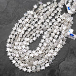 AAA Real Genuine Natural Freshwater White Star Pearl 15.5" Strand