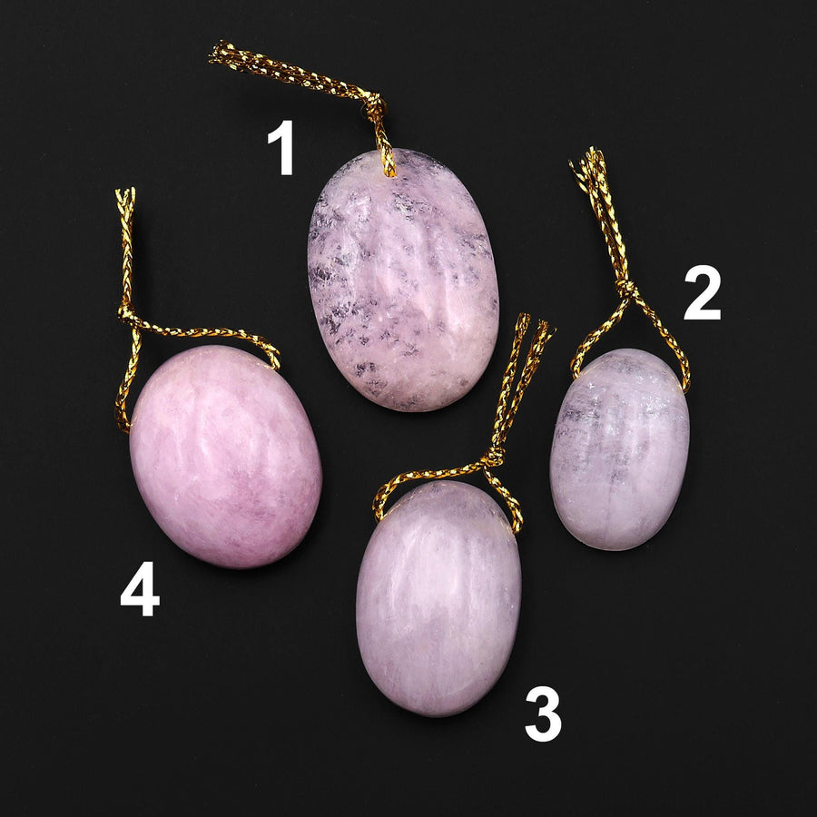 Rare Natural Lilac Pink Morganite Oval Pendant Beryl Aquamarine Drilled Gemstone Pendant Bead