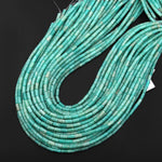 AAA Natural Sea Blue Green Peruvian Amazonite 8x4mm Tube Cylinder Beads 15" Strand