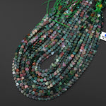 Natural Indian Agate Carved Heart Beads 6mm Gemstone 15.5" Strand