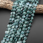 AAA Natural Guatemalan Jade Smooth Heart Beads 12mm 15.5" Strand