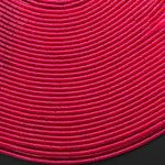 Lab-grown Red Ruby Smooth 2x4mm Thin Tube Gemstone Beads 15.5" Strand