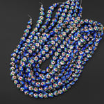 Hand Made Turquoise Blue Pink Green Cloisonné Heart Bead 12mm 16mm 22mm Decorative Floral 15.5" Strand