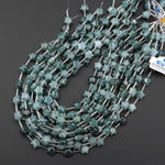 AAA Natural Guatemalan Jade 10mm Star Beads 15.5" Strand