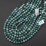 AAA Natural Guatemalan Jade Hand Carved Lotus Flower 10mm Round Beads 15.5" Strand